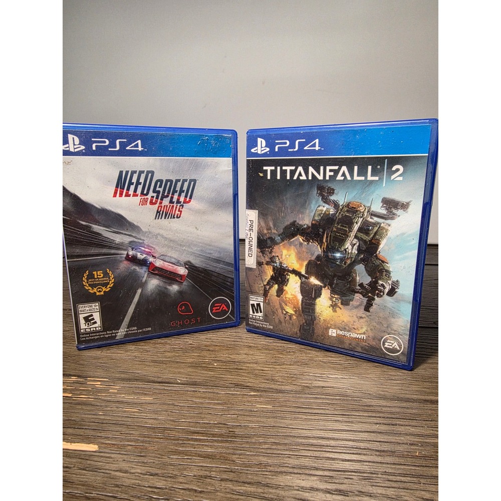 PS4 Game Bundle Titanfall 2 and Need for Speed Rivals EA PlayStation 4 Lot